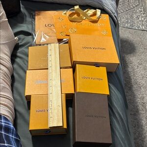 Louis Vuitton 6 Box & 3 Bag Collection Bundle